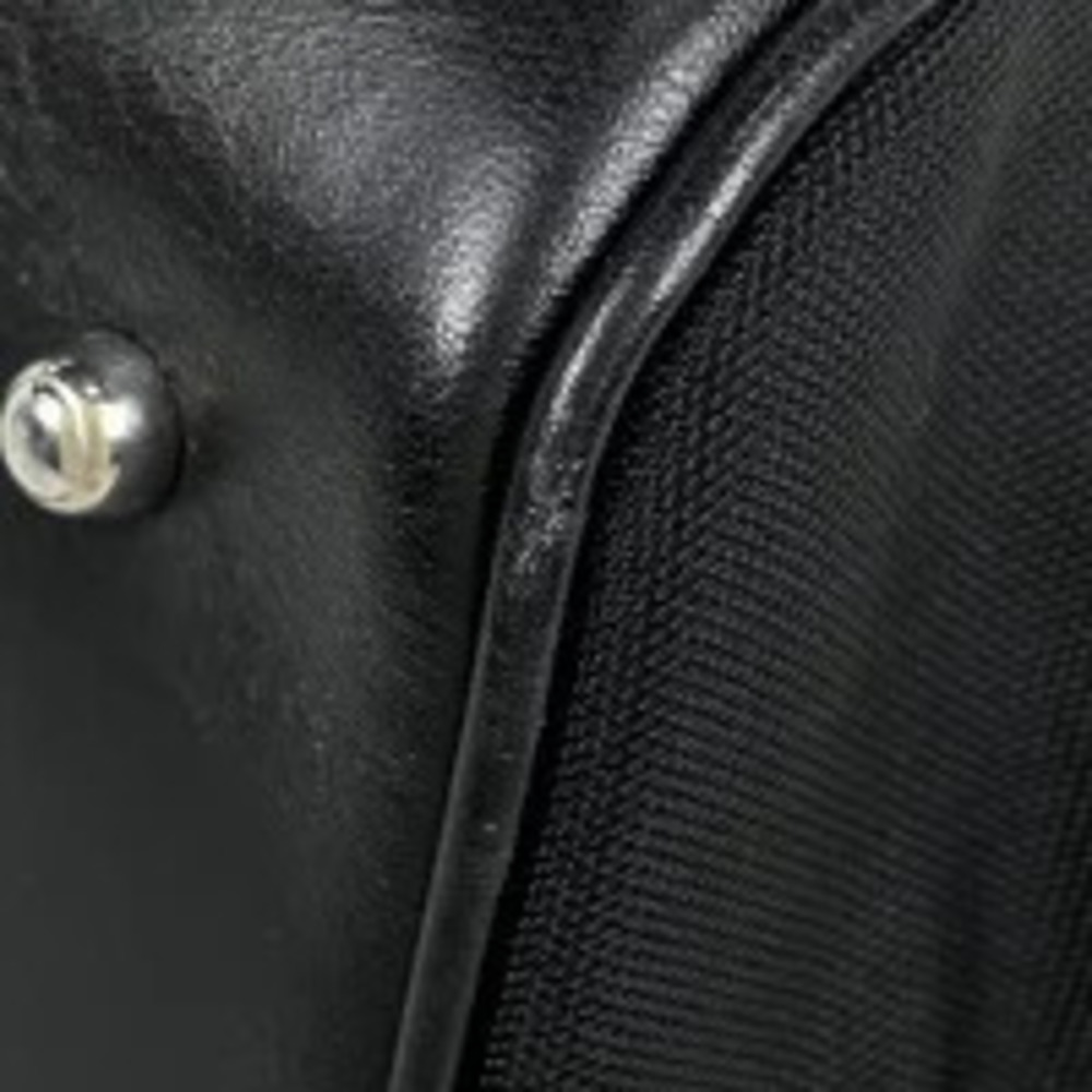 Gucci leather bag black tote Black